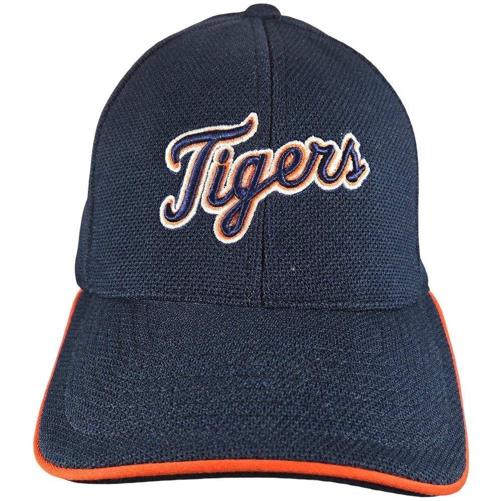 Nike Mens MLB Detroit Tigers Dark Blue and Orange Cap